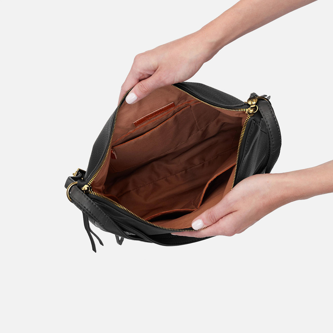 Merrin Convertible Backpack in Pebbled Leather Black HOBO