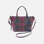 Kingston Mini Tote in Printed Leather - Mosaic Snake