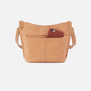 Pier Small Crossbody in Pebbled Leather - Sandstorm
