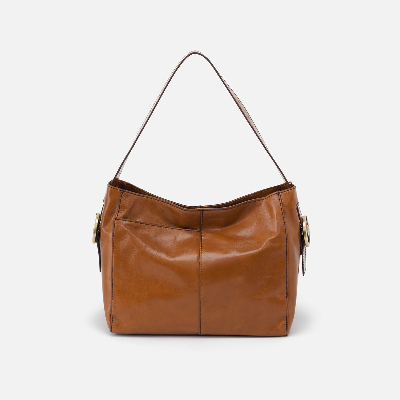 Render Shoulder Bag in Polished Leather - Truffle – HOBO