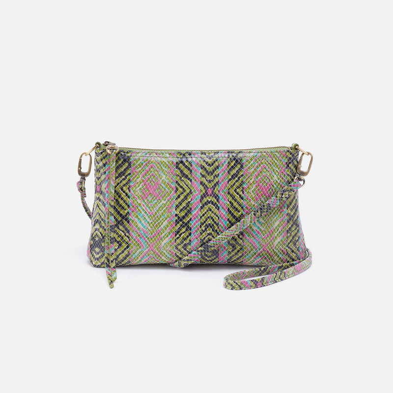 Darcy Crossbody in Printed Leather - Geo Diamond Print