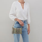 Darcy Crossbody in Printed Leather - Geo Diamond Print