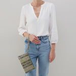 Darcy Crossbody in Printed Leather - Geo Diamond Print