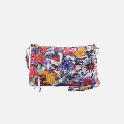 Darcy Crossbody in Printed Leather - Poppy Floral