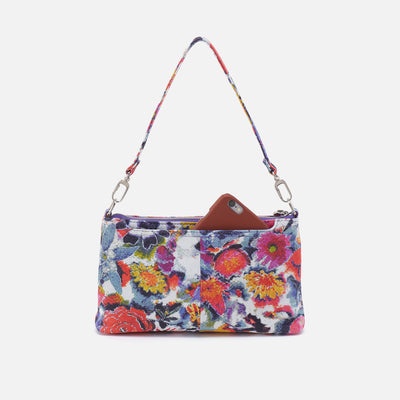 Darcy Crossbody in Printed Leather - Poppy Floral