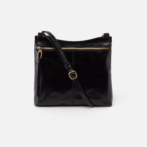 Cambel Crossbody in Polished Leather - Black