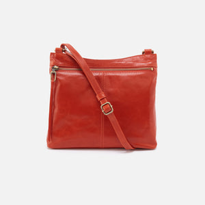 Cambel Crossbody in Polished Leather - Marigold