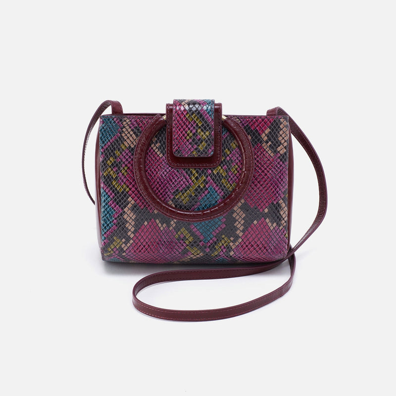 Heidi Small Crossbody in Printed Leather - Mosaic Snake