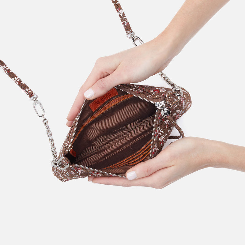 Darcy Luxe Crossbody in Printed Leather - Ditzy Floral