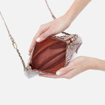 Darcy Luxe Crossbody in Printed Leather - Ginger Zebra