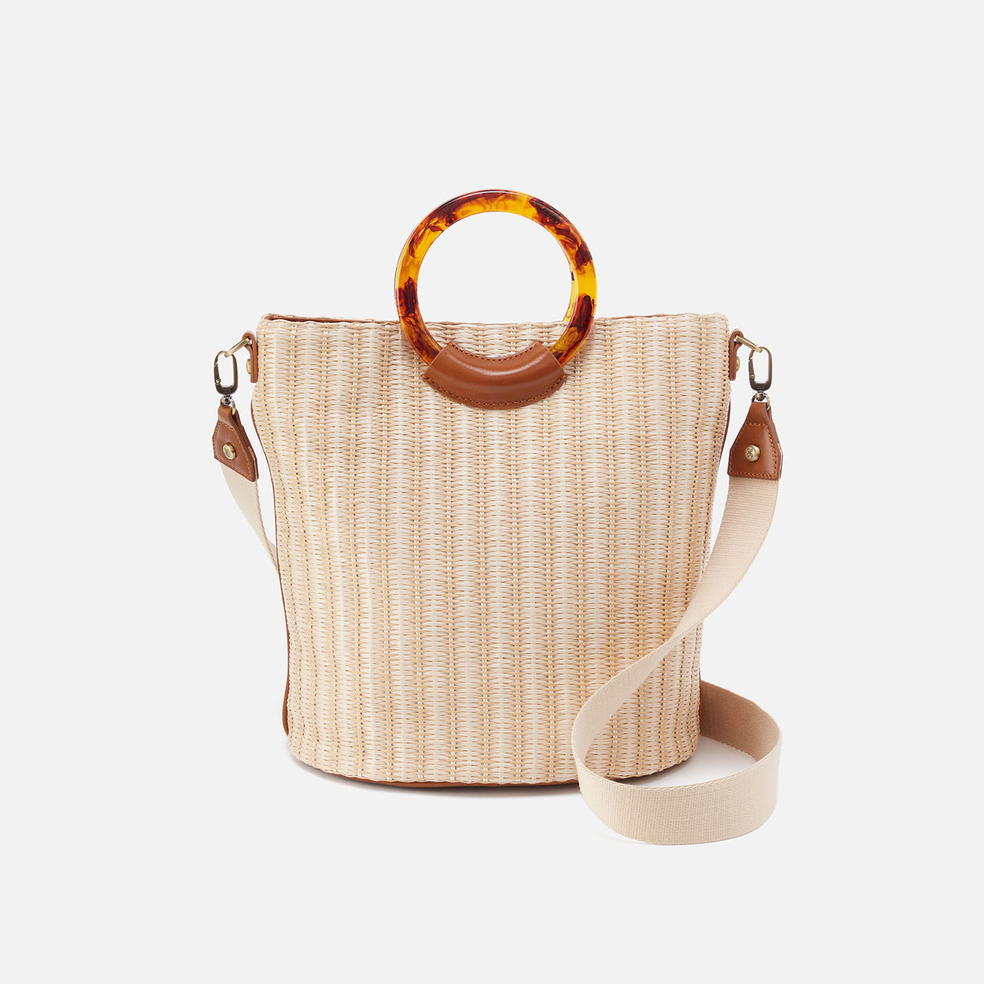 Hobo Sheila Bucket Bag, Natural Straw